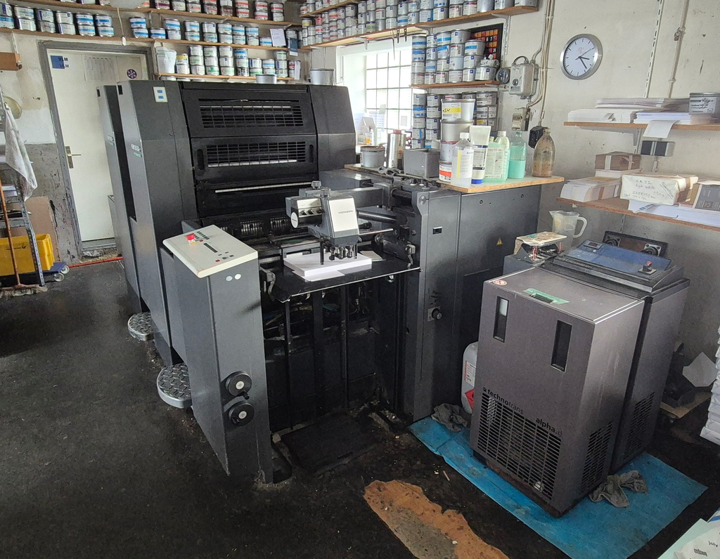 Heidelberg SM 52-2, used 2-color offset printing machine
