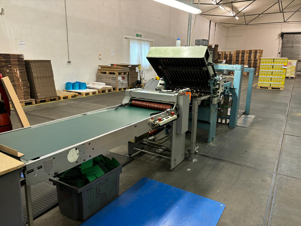 MBO T 72-1-72/4, USED FOLDING MACHINE WITH INKJET PRINTER