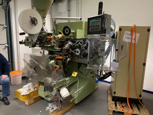 IMA C23 staple les tea bag packaging machine